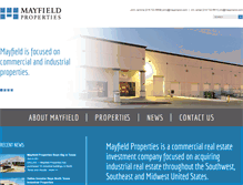 Tablet Screenshot of maypropco.com